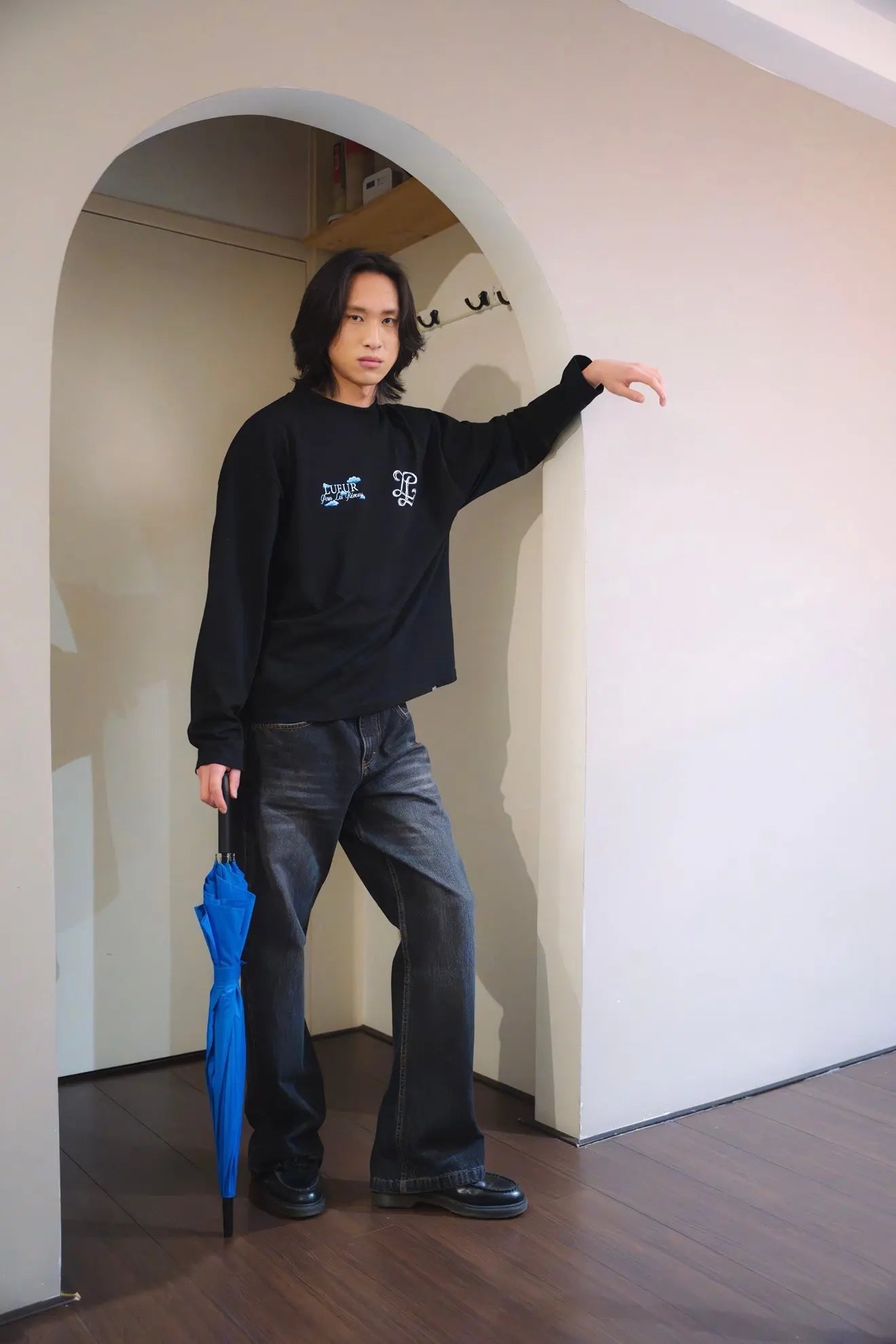 Noir Jeans Lueur Clothing