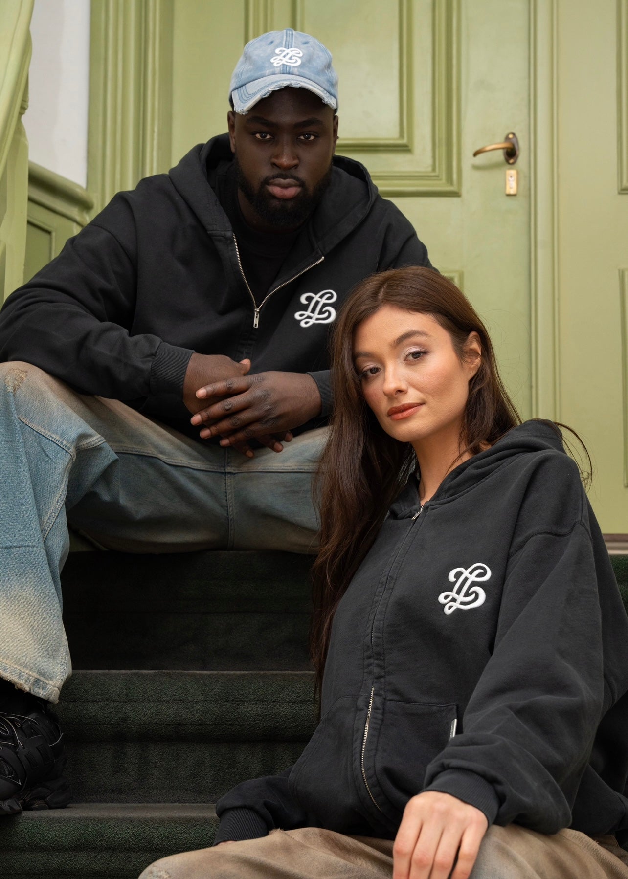 Distressed washed cap