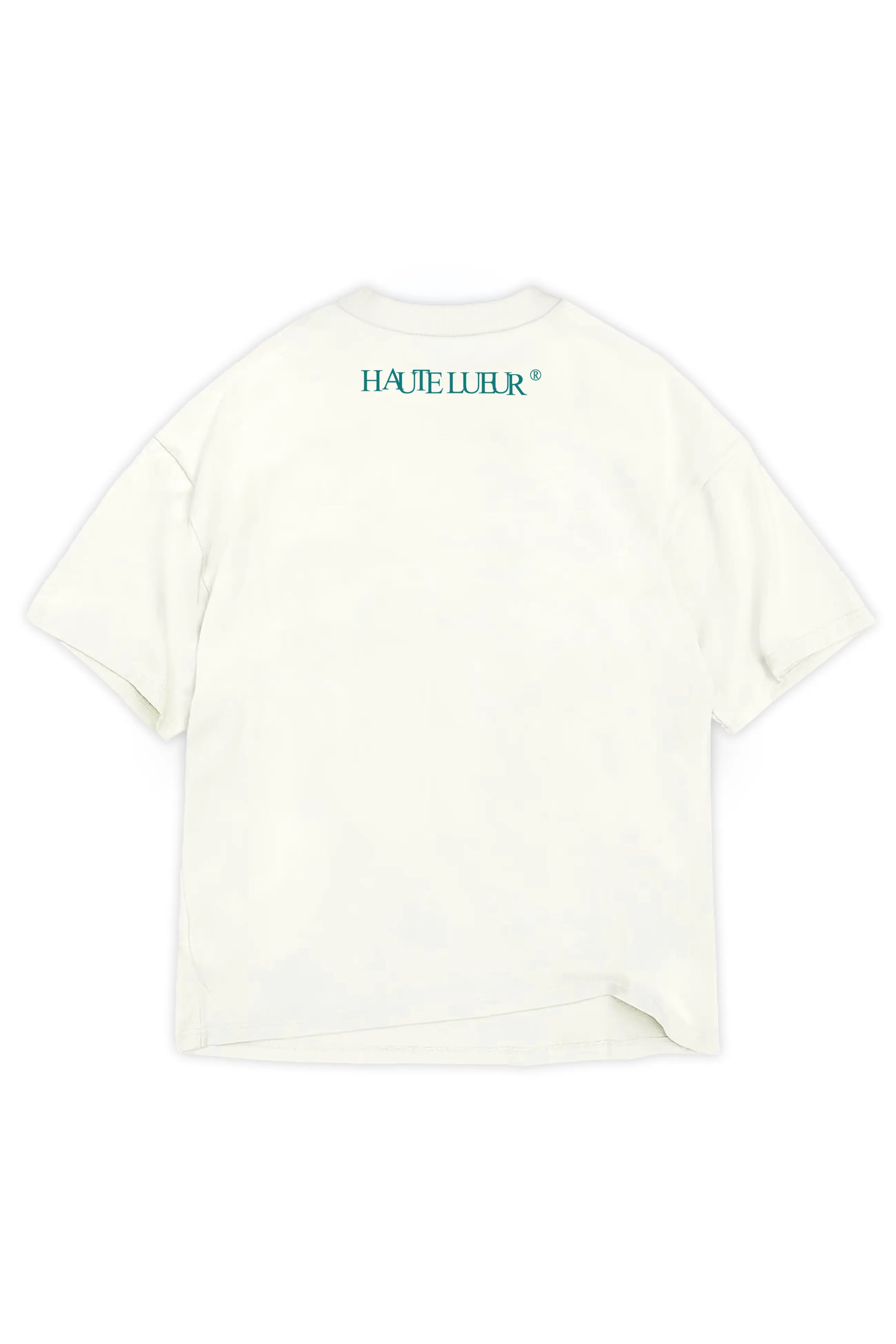 Distressed monogram t-shirt Lueur Clothing