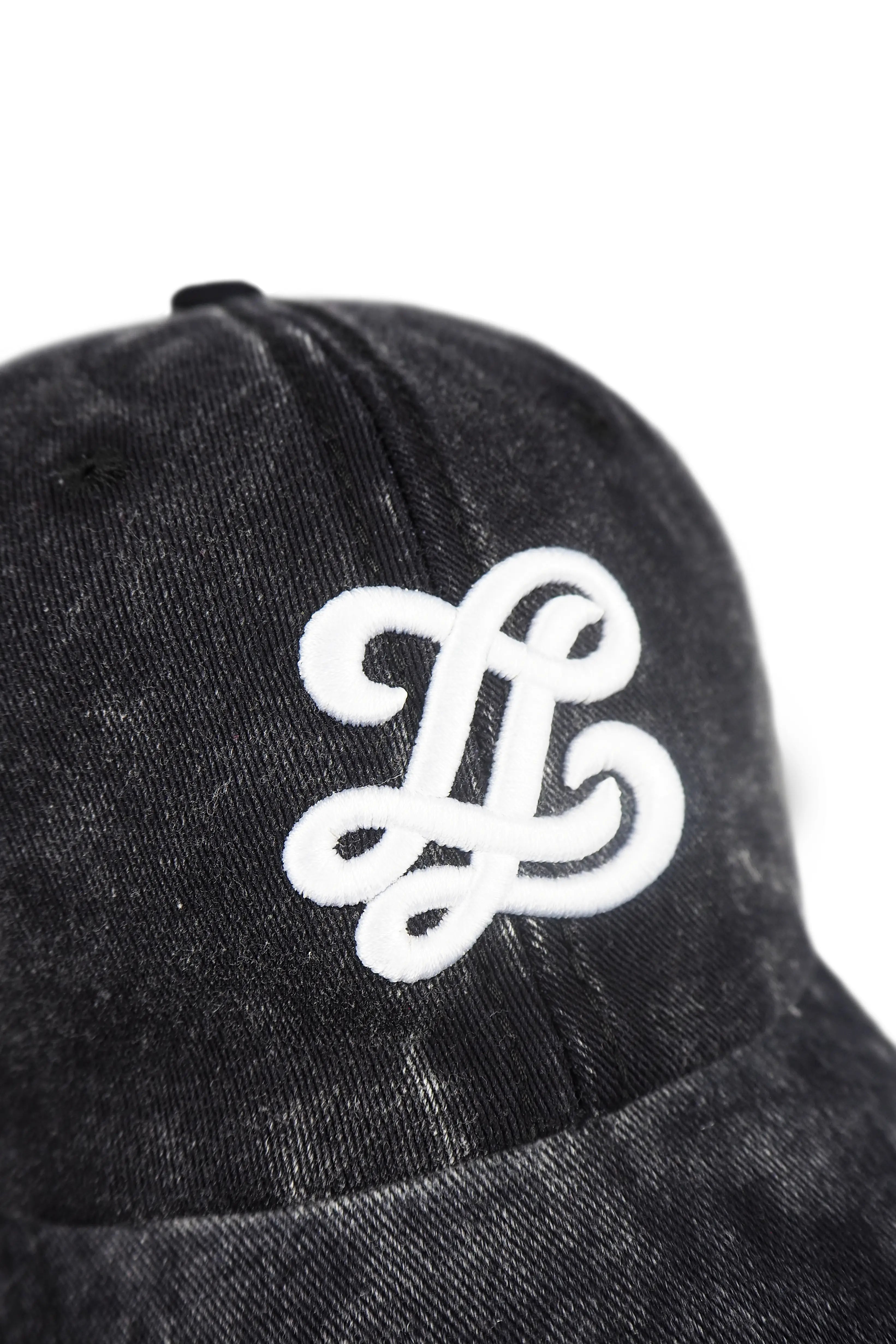 Distressed washed cap Lueur Clothing