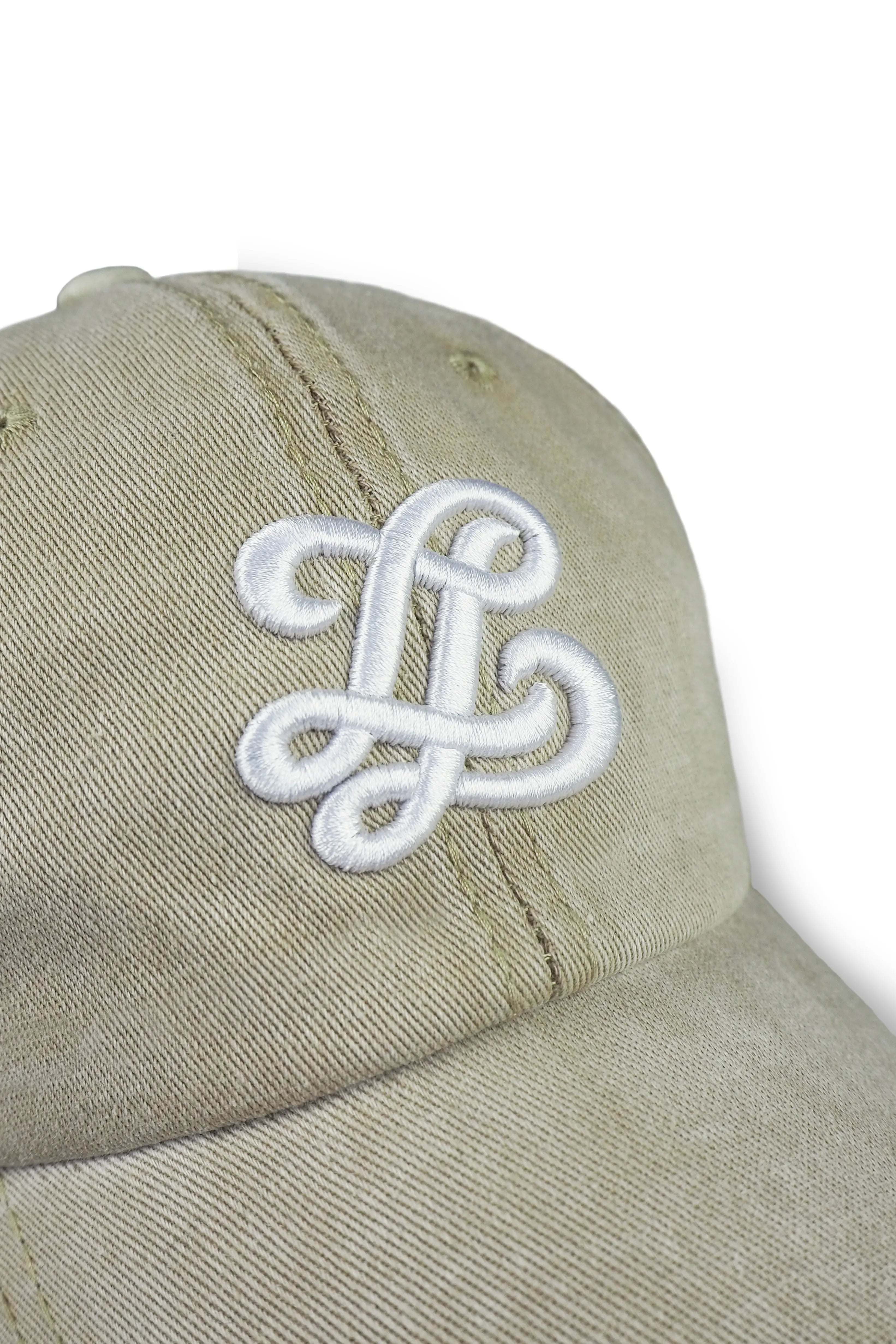 Distressed washed cap Lueur Clothing