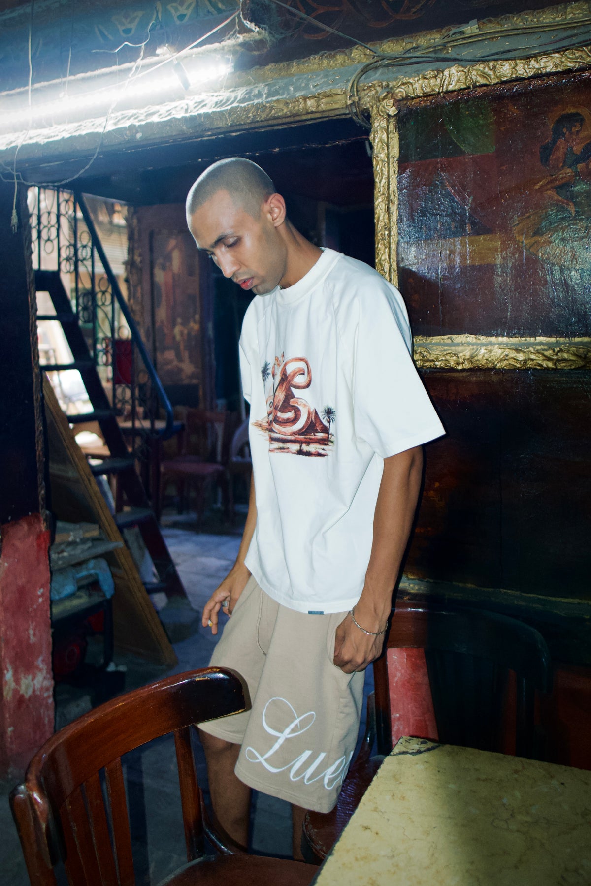 Lueur Script shorts